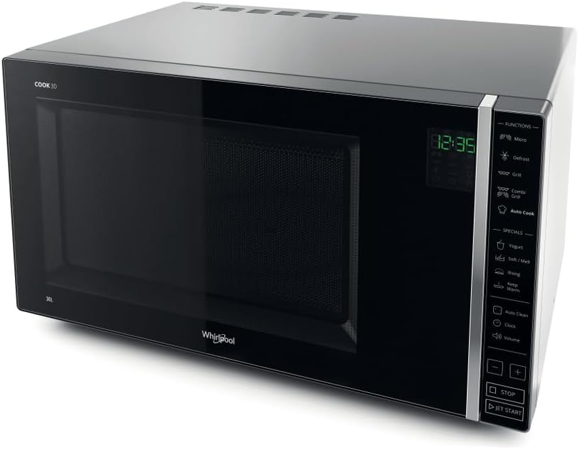 Whirlpool MWP 303 SB Four à micro-ondes, 30 litres, argent/noir(Unique)