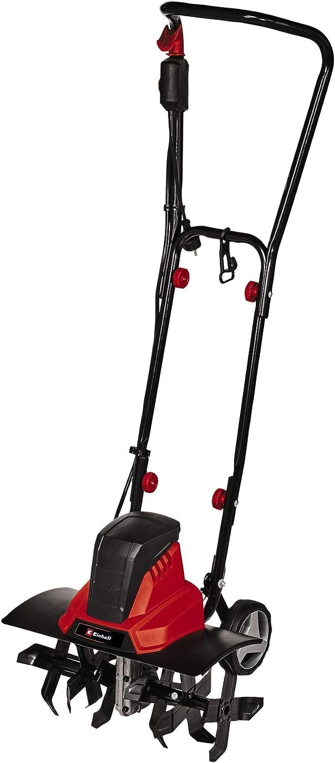 Einhell Motobineuse électrique GC-RT 1545 M (puissance de 1 500 W, moteur série, interrupteur de sécurité 2 points, débrayage anti-surcharge, guidon repliable, fraises de binage robustes)(Nouvelle Version)