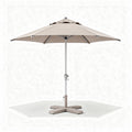 Parasol de jardin pour extérieur en métal et tissu - 230 x 230 x 250