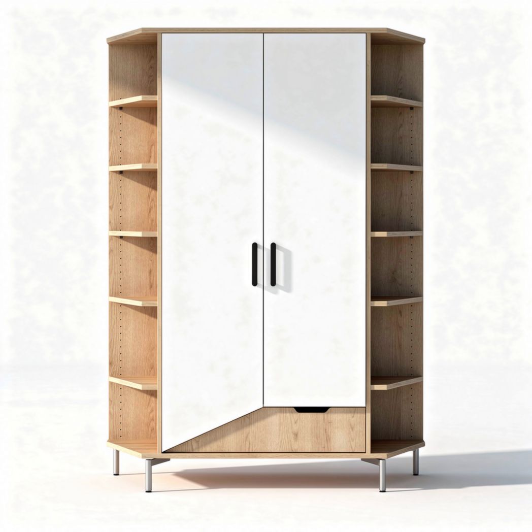 Bibliothèque en bois pour bureau ou salon - 80 x 40 x 180