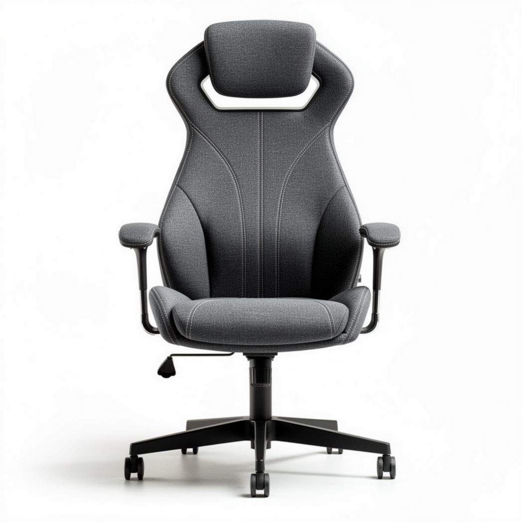 Chaise de bureau ergonomique en tissu synthétique - 60 x 60 x 120