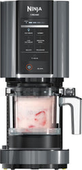 Ninja CREAMi, Ice Cream Maker, Ice Cream, Gelato, Sorbet ,Milkshakes, Mix-ins, Smoothie Bowls  More, 7-in-1, Ice Cream Pints, Pint lid, Healthy Ice Cream, Compact, Perfect for Kids, Black, NC299AMZ(NC299AMZ)