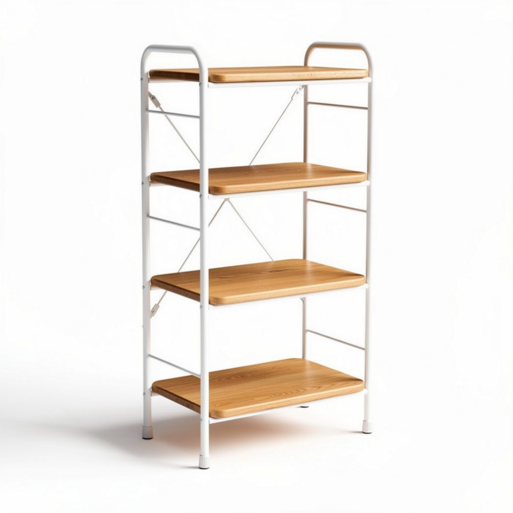 Étagère de rangement pour bureau en métal et bois - 70 x 30 x 120