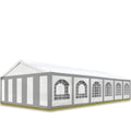 TOOLPORT 6x12 m tente de réception(Blanc/Gris)