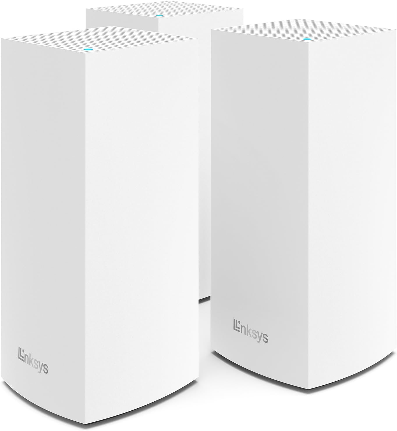 Linksys Système WiFi 6 Mesh triple bande Velop MX12600 (AX4200) (routeur WLAN, jusqu'à 830 m2, pour plus de 120 appareils, pack de 3, blanc)(Blanc)