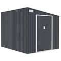 Vente-Unique Cabane de jardin Daustin L.203 X L.245 X H.193 Cm(Gris/Blanc)