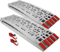 Wiltec rampes pliantes alu 2260x295mm, charge 820kg, profil à trous (x2)