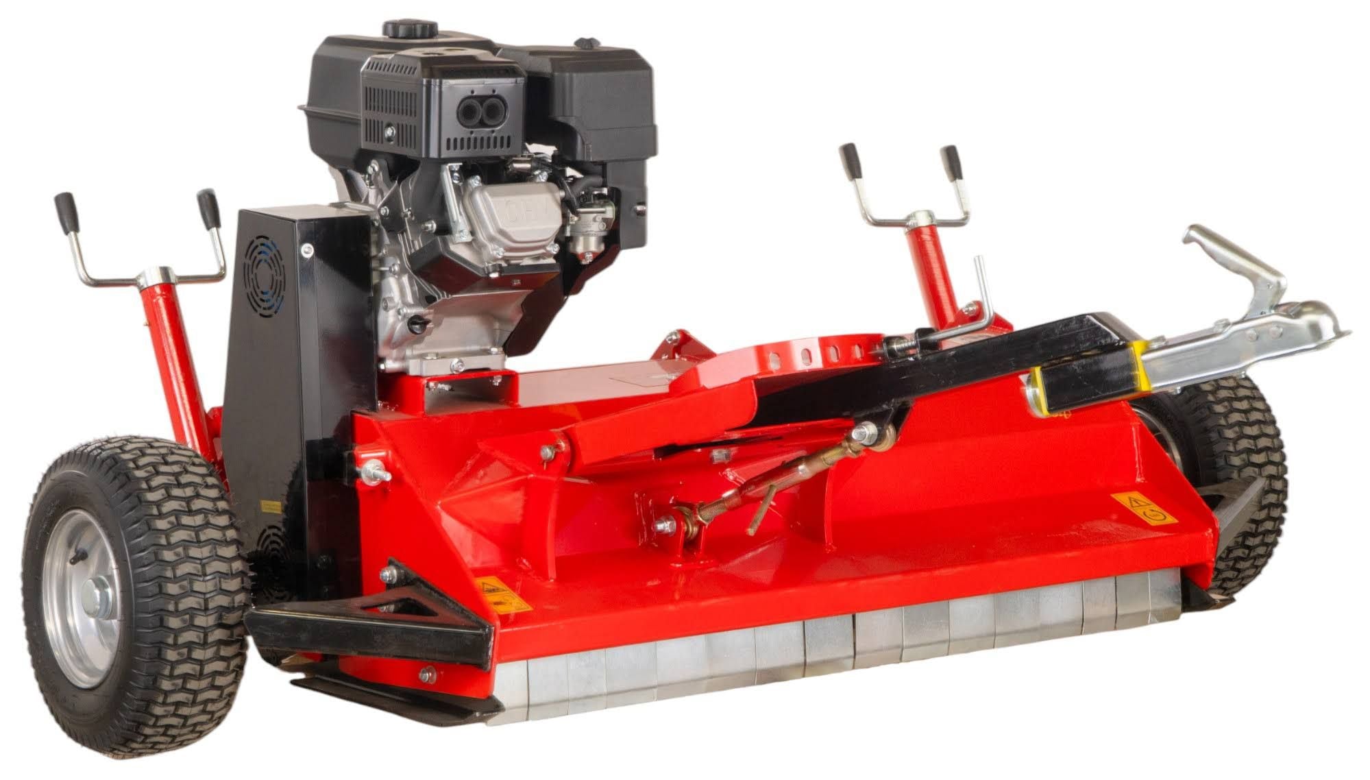 Tondeuse débroussailleuse thermique à fléaux tractable pour quad 18 cv 1150 mm Torros ka1205(Rouge/Noir)