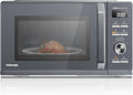 Toshiba Micro-ondes 20L MW2-MM20P(BK), Micro-ondes sur Pied, 800W, 5 Niveaux de Puissance, avec Décongélation Facile, éclairage LED à l'intérieur, Noir(25L Solo Inverter)