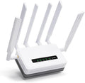 GL.iNet GL-XE3000 (Puli AX) 5G Router with SIM Card Slot, Dual SIM Cellular Router, Wi-FI 6, 6400mAh Battery, Multi-WAN, VPN, OpenWrt, Secure 5G Routers for Office, Retail, Events, Remote Work(Blanc)