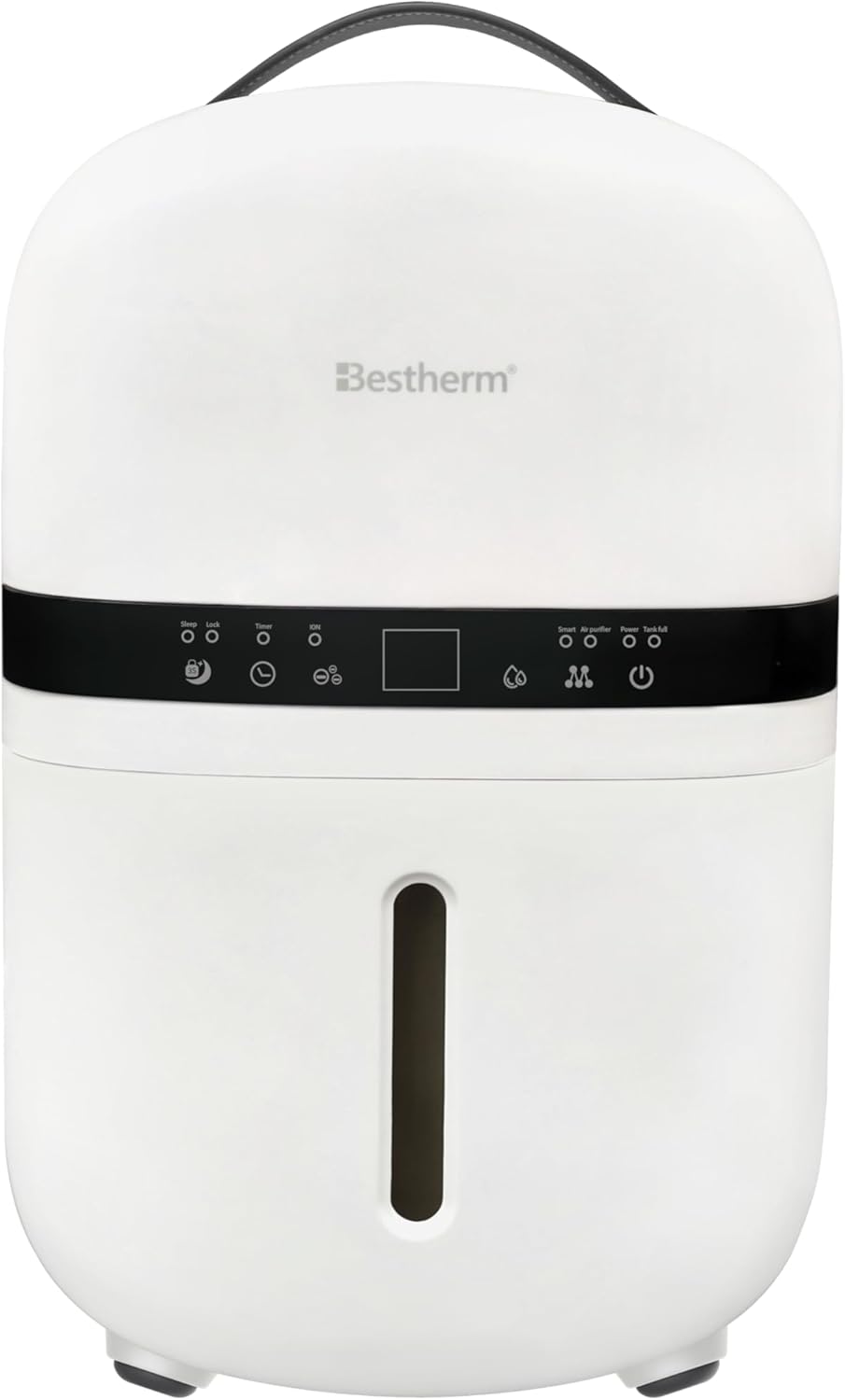 BESTHERM - Déshumidificateur d'air BESTHERM - Nova 5L/jour, réservoir amovible, filtre à charbon actif, ioniseur intégré