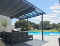Pergola adossée Couleurs du Monde Oslo 4 x 3,5 m(Gris)