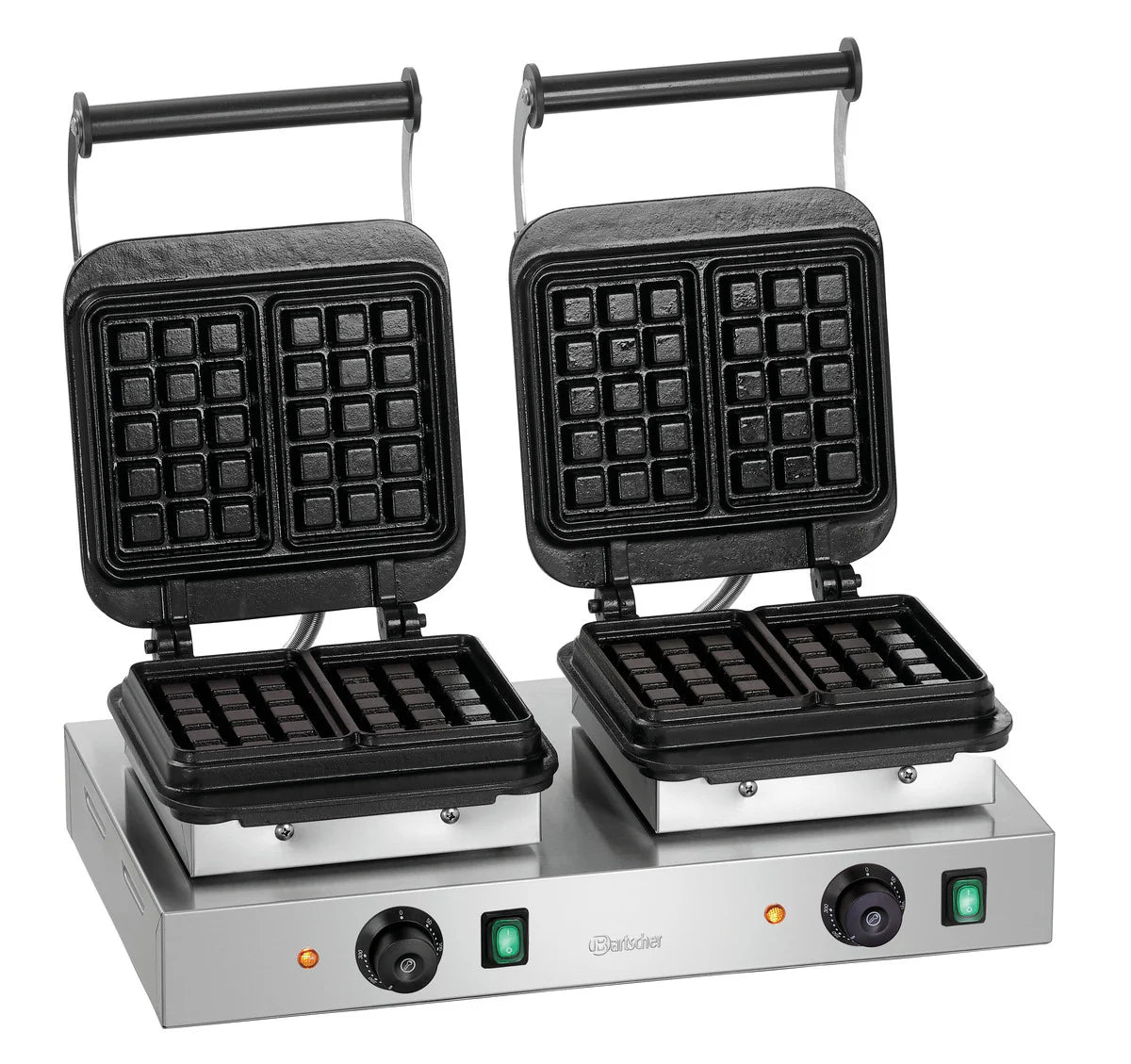 Appareil à Gaufre Double Bruxelles - 60 x 100 mm, Hauteur 32 mm - Bartscher(SELLER_5239_443935)