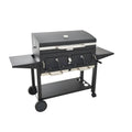 Barbecue king size 2 foyers indépendants Centaurus NATERIAL(Noir/Argent)