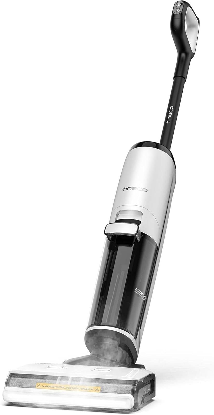 Shop Tineco FLOOR ONE S7 Vapeur Sans Fil Humide Sèche Vacuum Vapeur Vadrouille Tout-en-Un(Blanc/Noir)