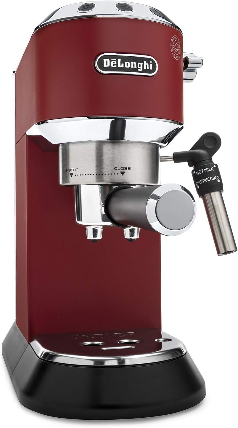 De'Longhi EC685M Dedica Deluxe Automatic Espresso Machine,35 oz, 1, Metallic(Stainless Steel,Silver)