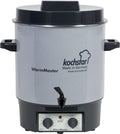 Kochstar K99104035 Electric Sterilizer with Thermostat and Tap 27 Litres 50 x 46.5 x 37 cm Grey(Minuteur + Thermostat + Robinet)