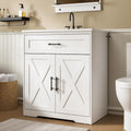 Meuble salle de bain farmhouse 30 pouces(White)